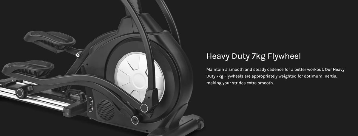 Elliptical with 7kg flywheel